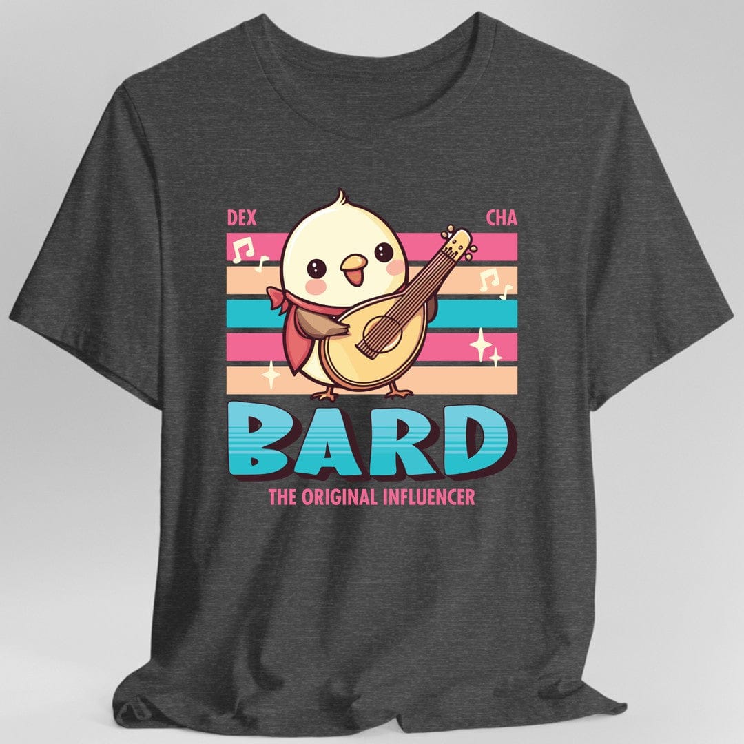 Camiseta de bardo de Dragones y Mazmorras - Camiseta de clase Kawaii de D&D