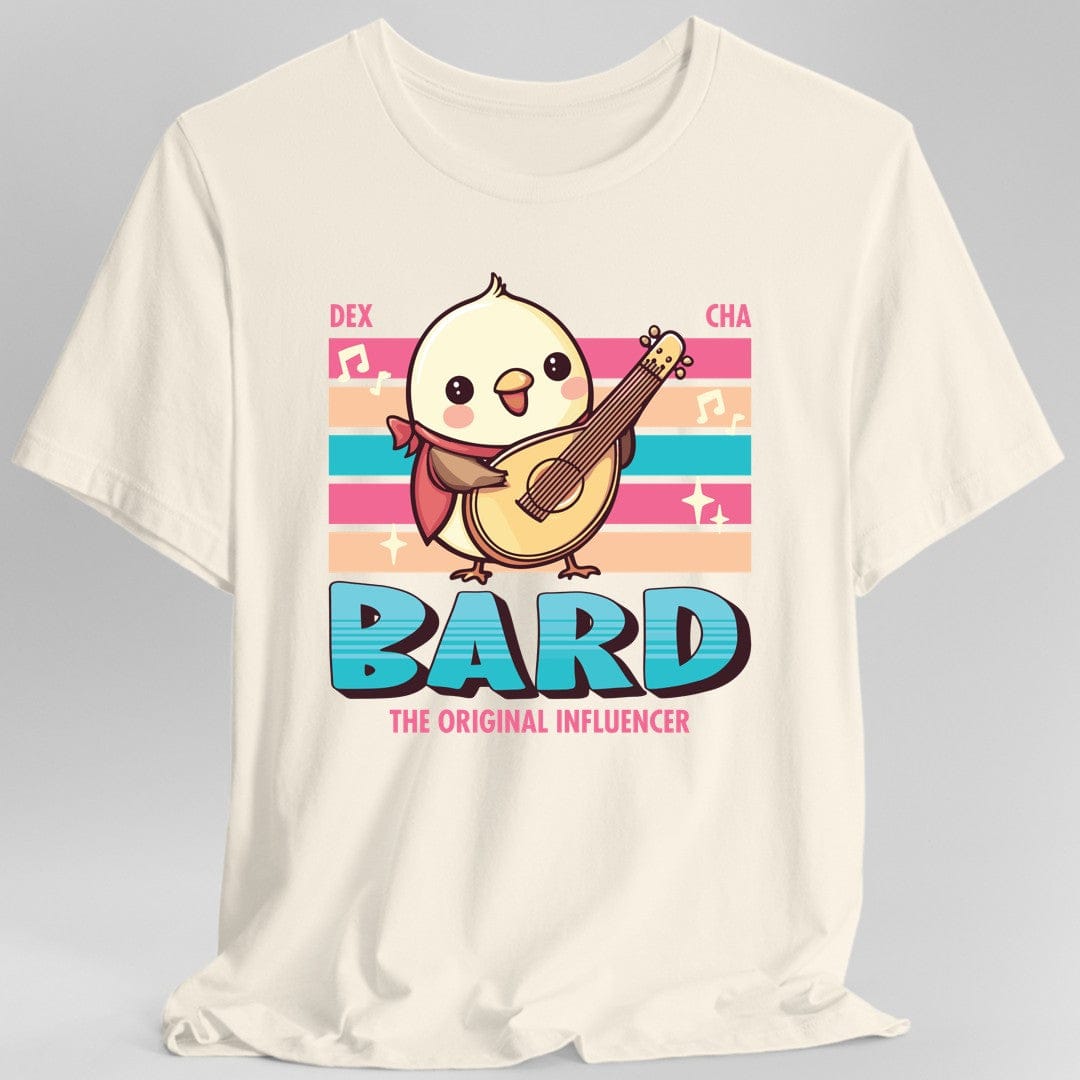 Camiseta de bardo de Dragones y Mazmorras - Camiseta de clase Kawaii de D&D