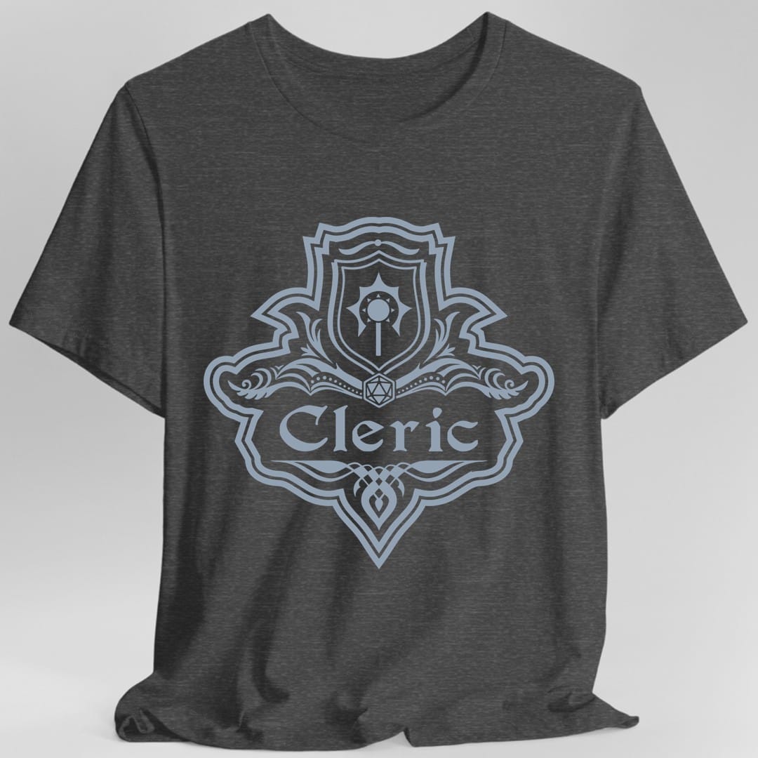 Camiseta con el Emblema de la Clase Clérigo de D&D