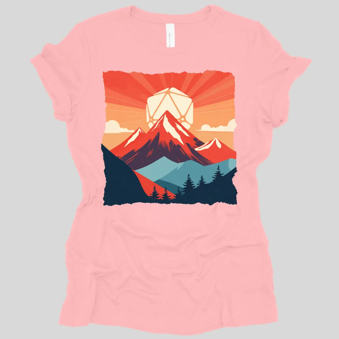 D&D D20 Japanese Landscape Women's T-shirt