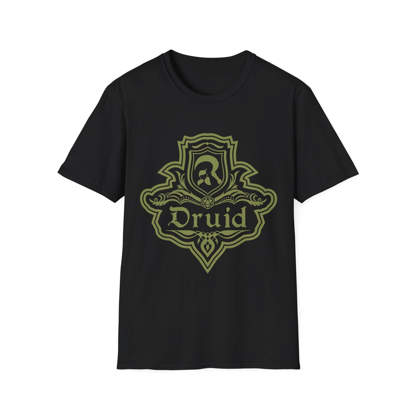 Camiseta con el emblema de la clase de druida de D&D