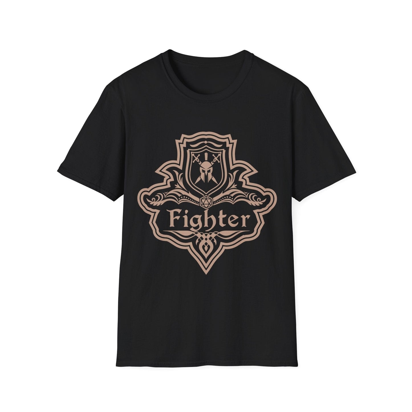 Camiseta con Emblema de la Clase Luchador de DnD