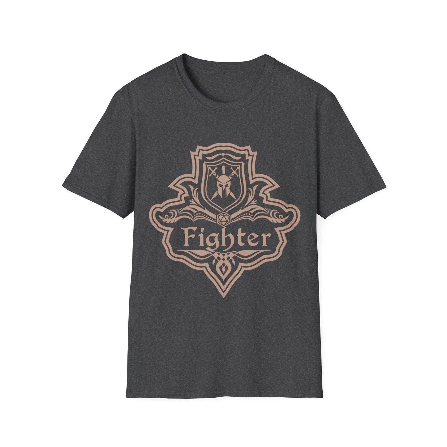Camiseta con Emblema de la Clase Luchador de DnD