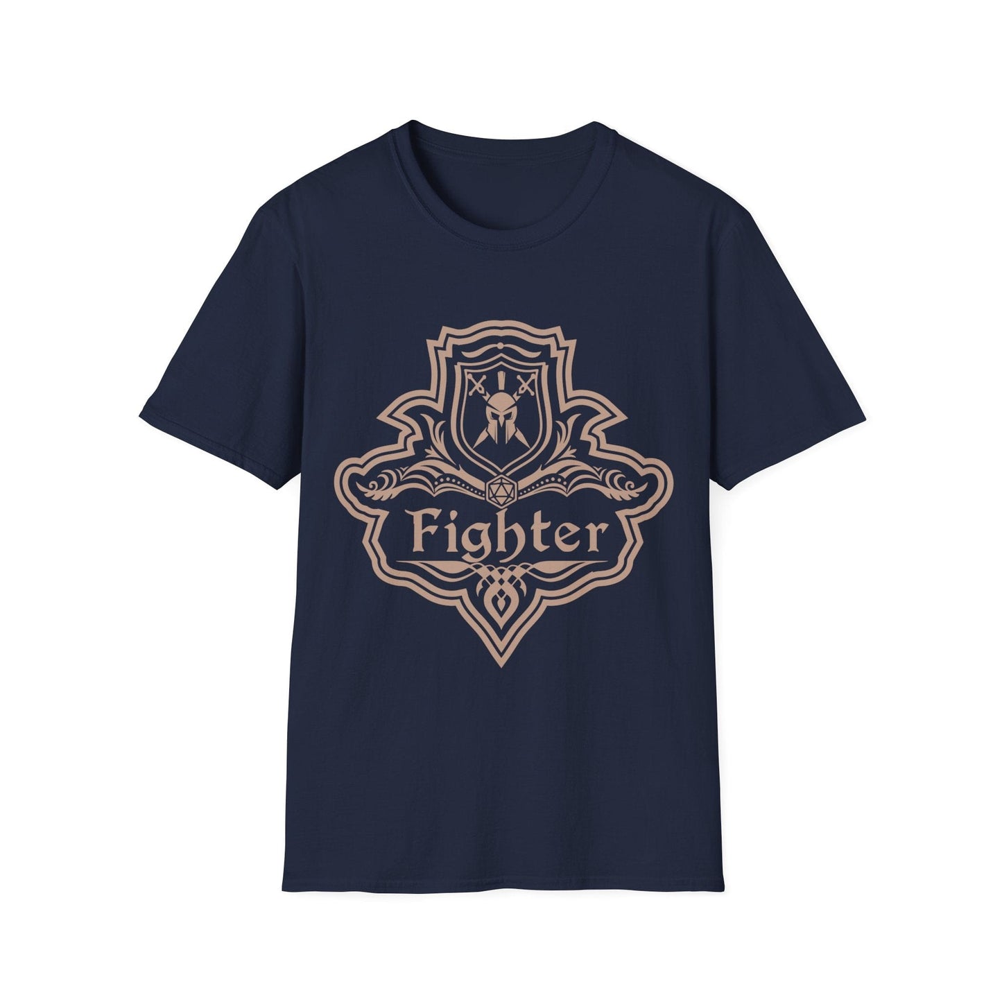 Camiseta con Emblema de la Clase Luchador de DnD