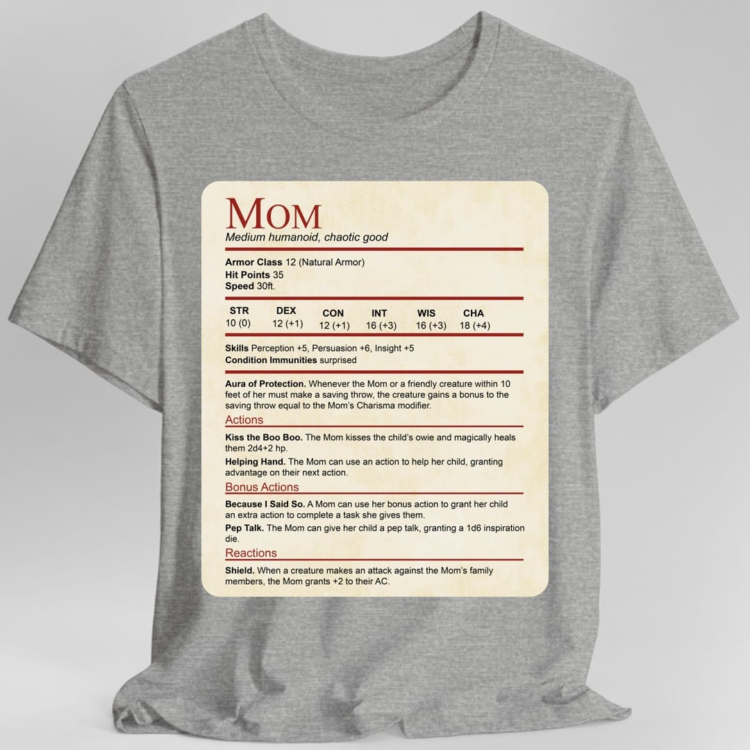 Camiseta de Mamá No Molestar - Bloque de Estadísticas Divertidas