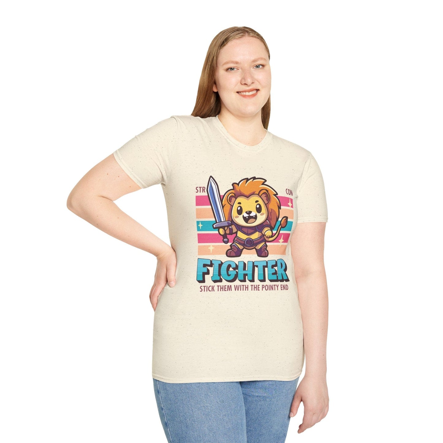 Camiseta de Monje de Dragones y Mazmorras - Camiseta Kawaii de Clase D&D
