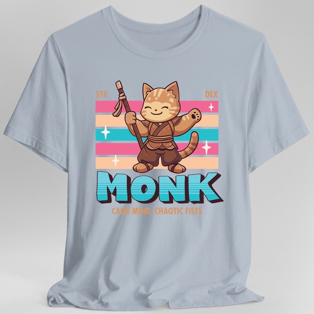 Camiseta de Monje de Dragones y Mazmorras - Camiseta Kawaii de Clase D&D