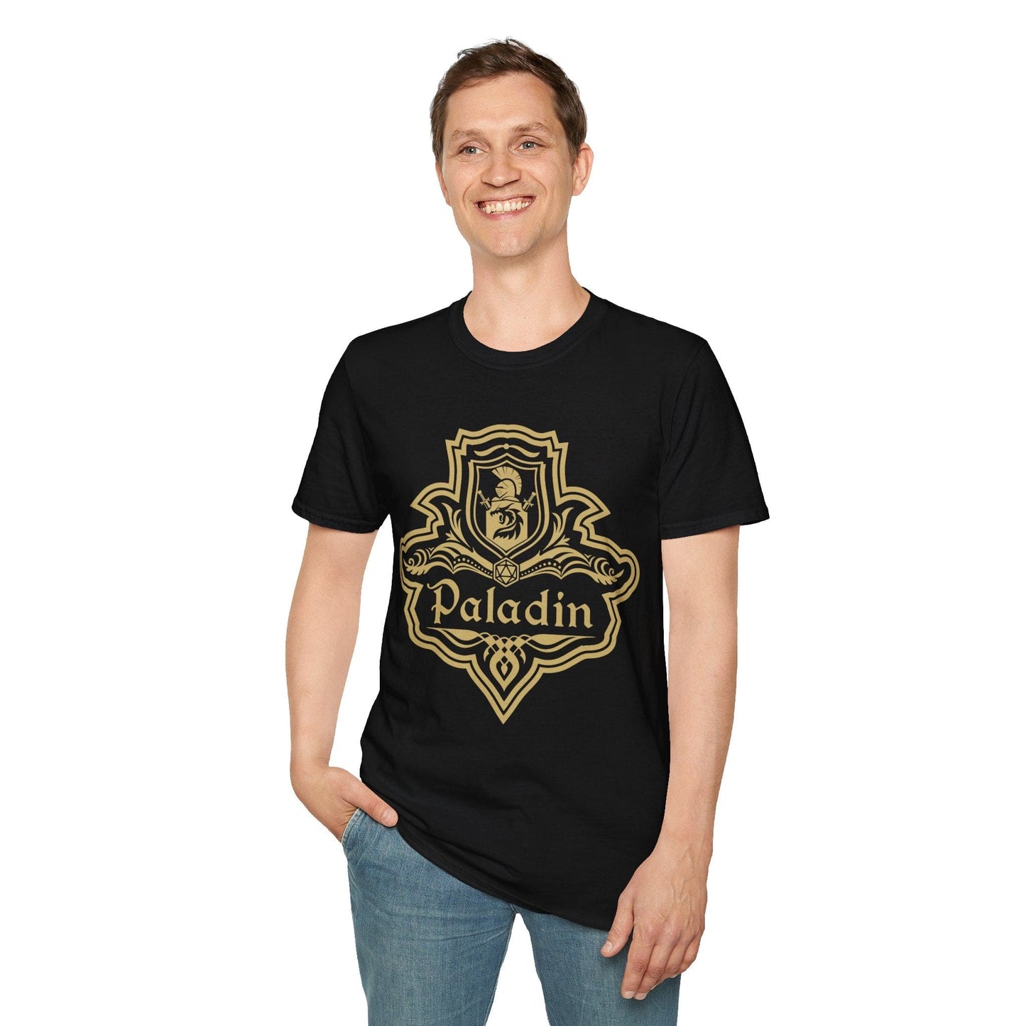 Camiseta con el emblema de la clase Paladín de DnD