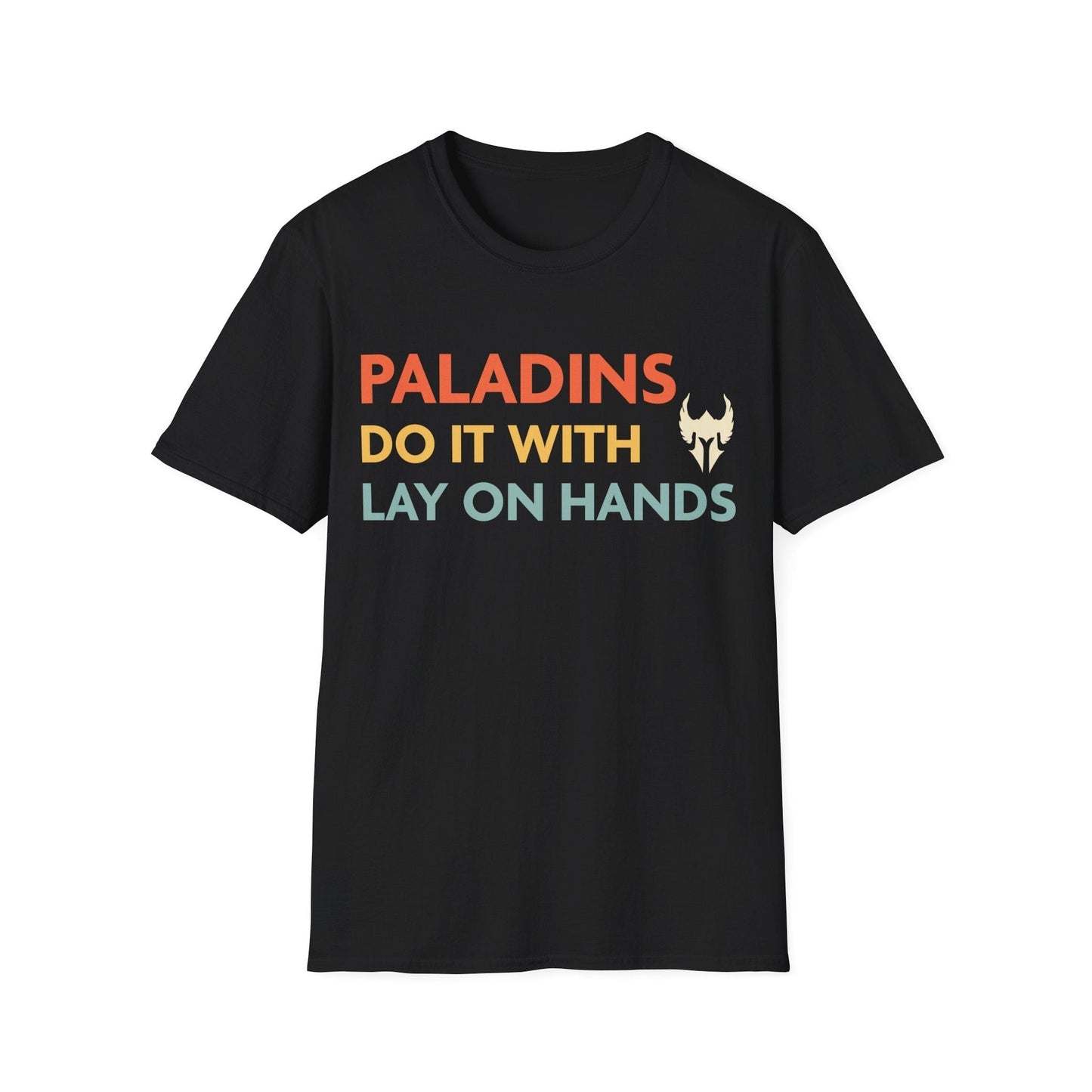 Camiseta: Los Paladines de DnD lo Hacen con Imposición de Manos