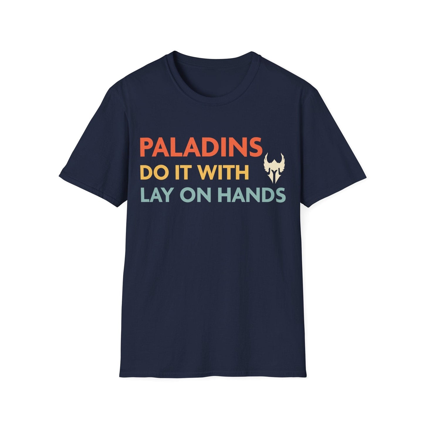 Camiseta: Los Paladines de DnD lo Hacen con Imposición de Manos