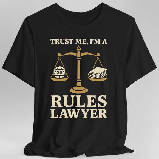 Camiseta de Abogado de las Reglas de DnD