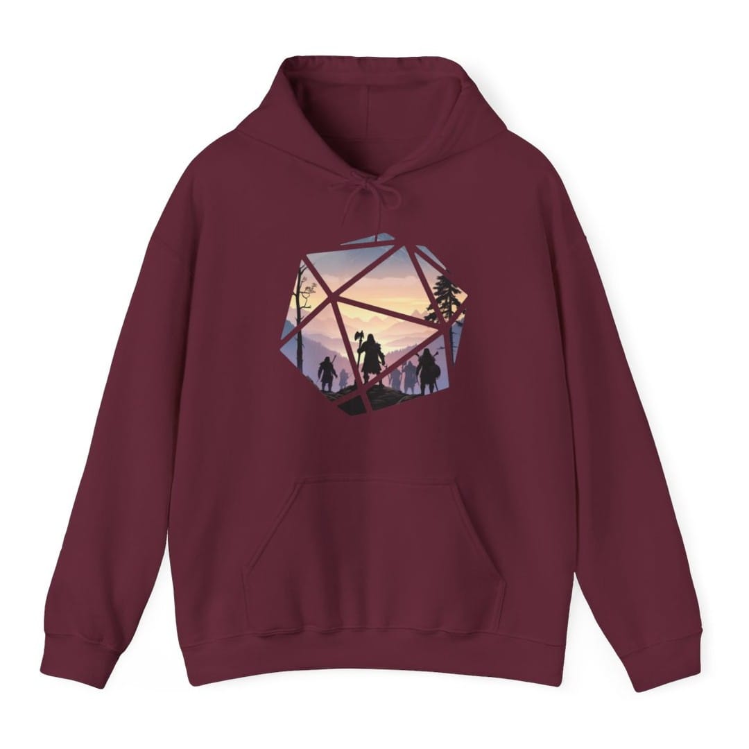 D&D D20 Landscape Hoodie