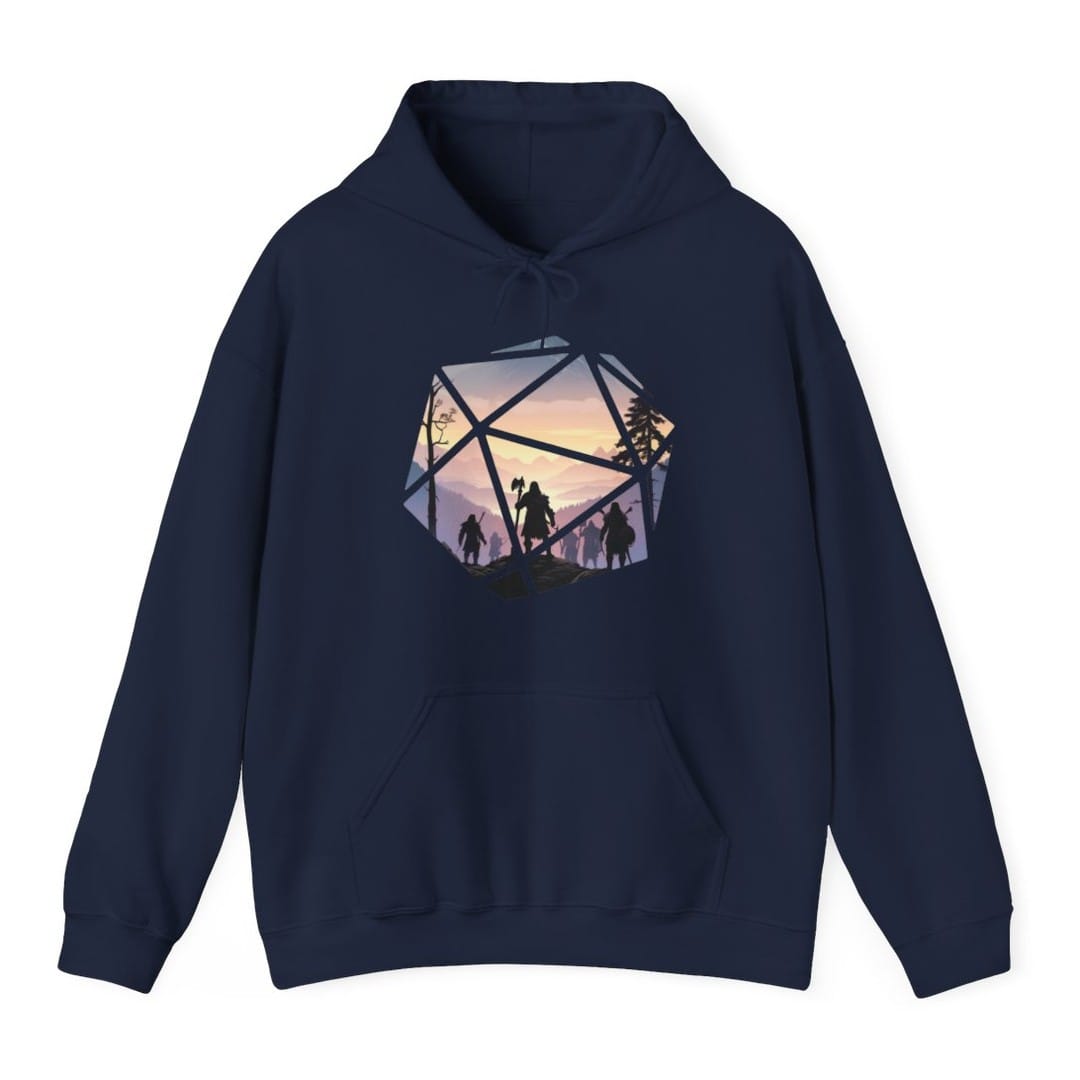 D&D D20 Landscape Hoodie