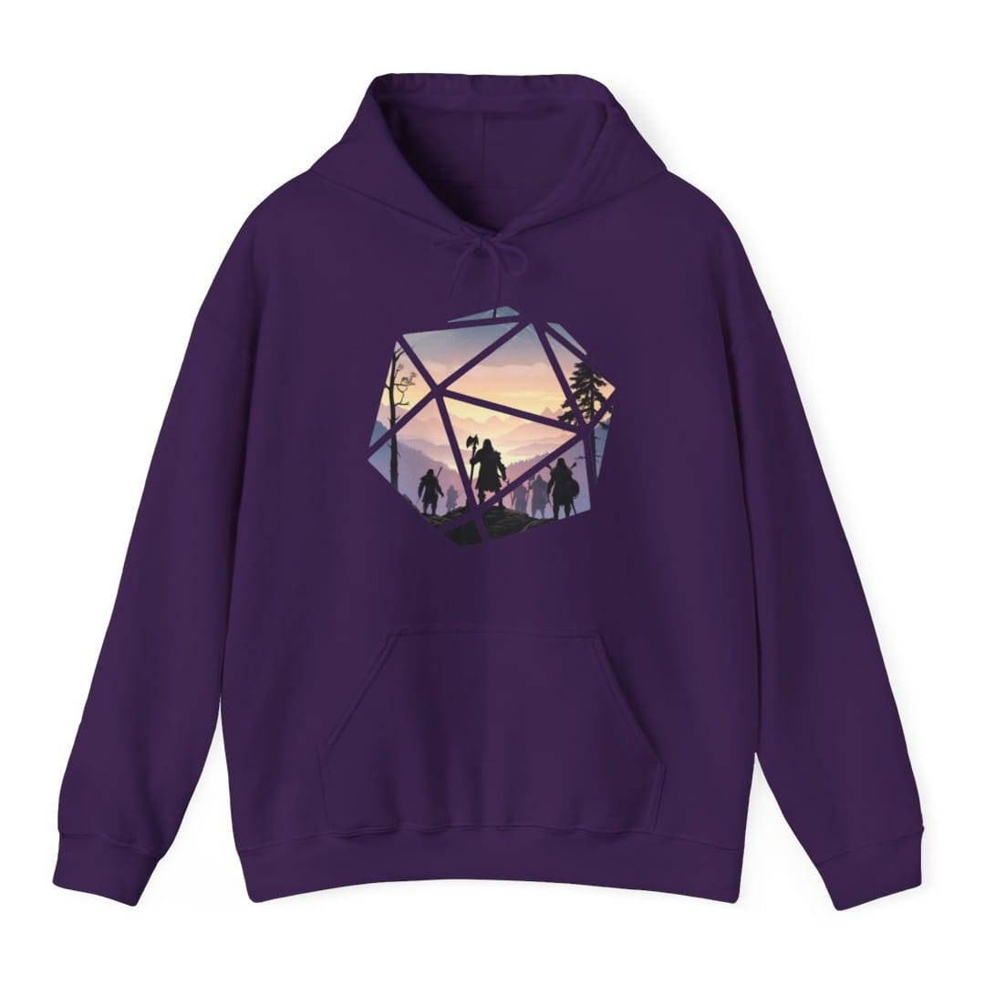 D&D D20 Landscape Hoodie