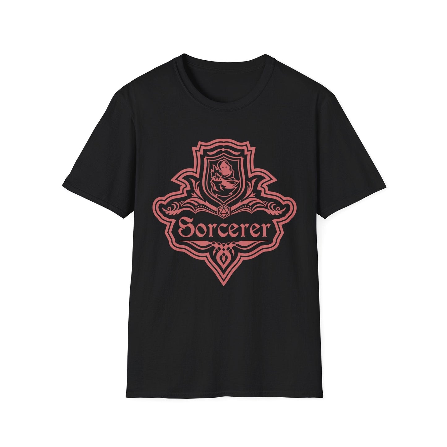 Camiseta con Emblema de la Clase Hechicero de DnD
