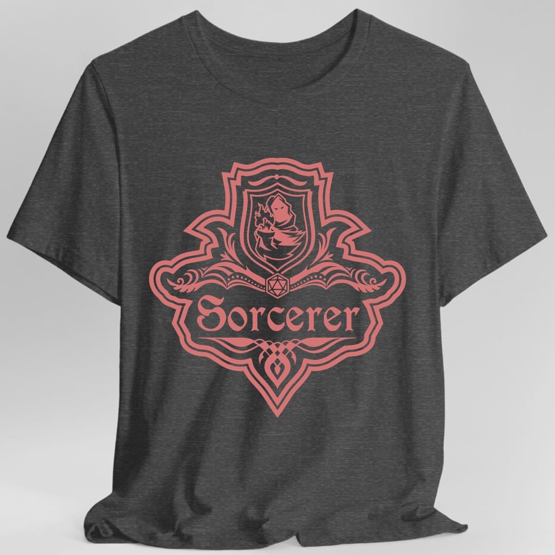 Camiseta con Emblema de la Clase Hechicero de DnD