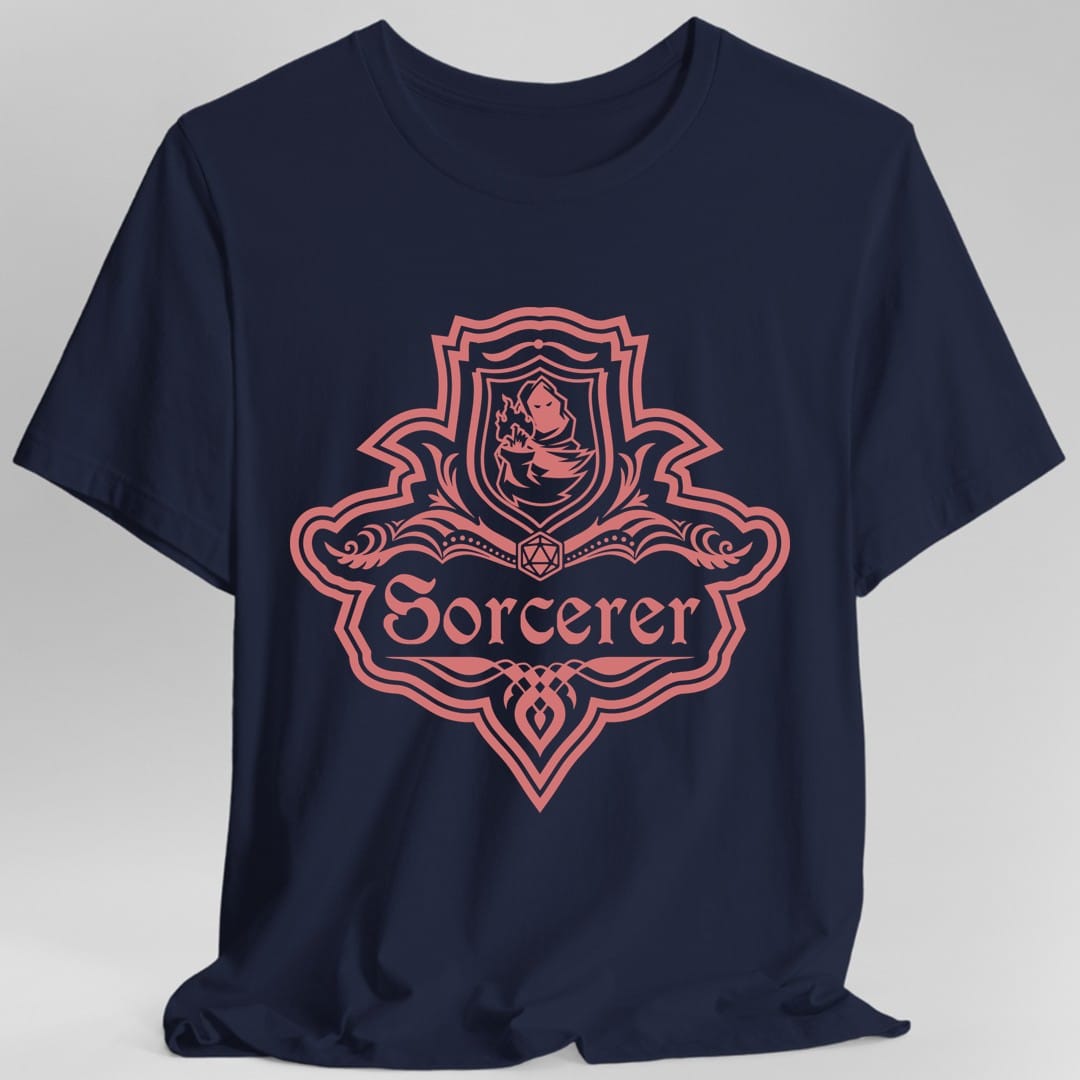 Camiseta con Emblema de la Clase Hechicero de DnD