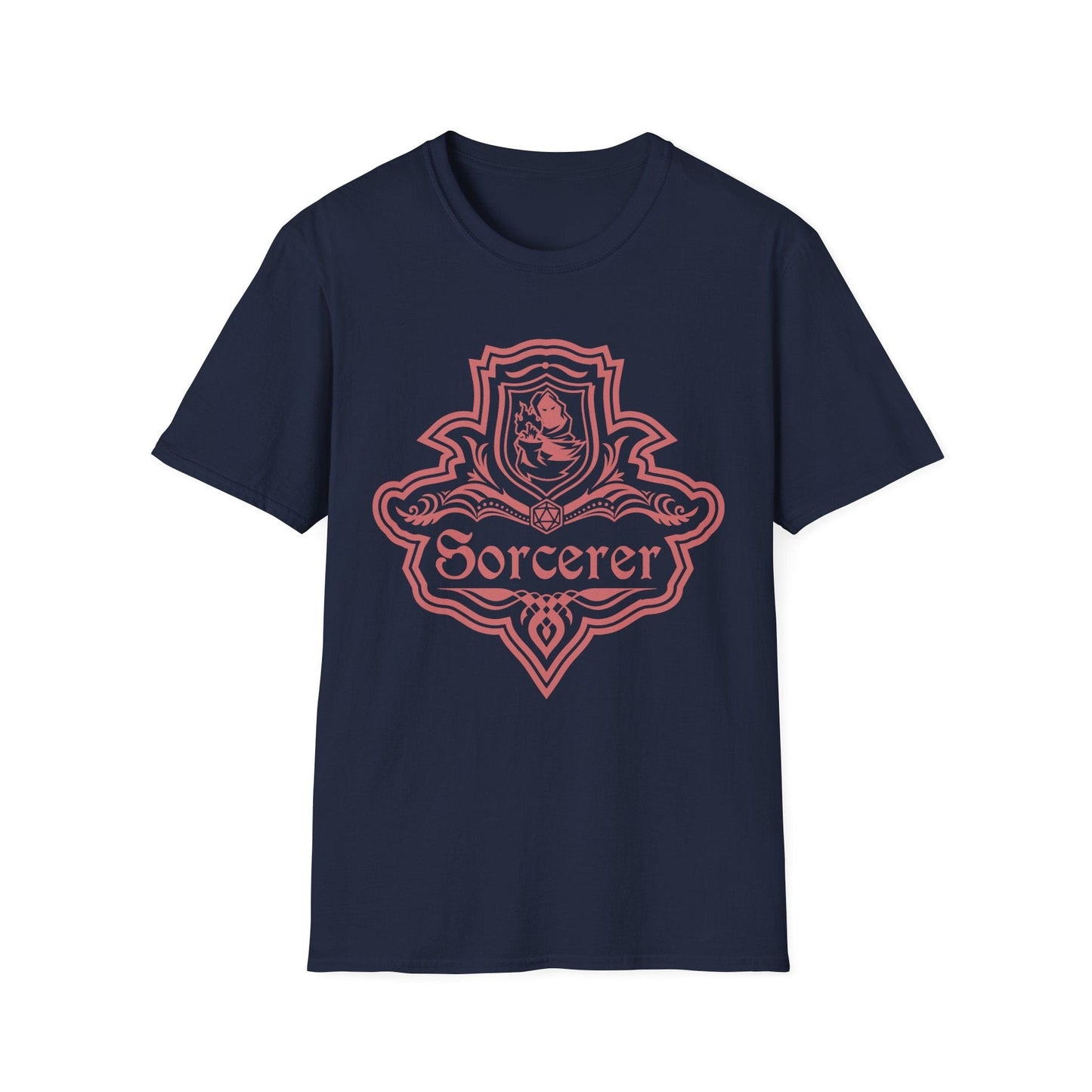 Camiseta con Emblema de la Clase Hechicero de DnD