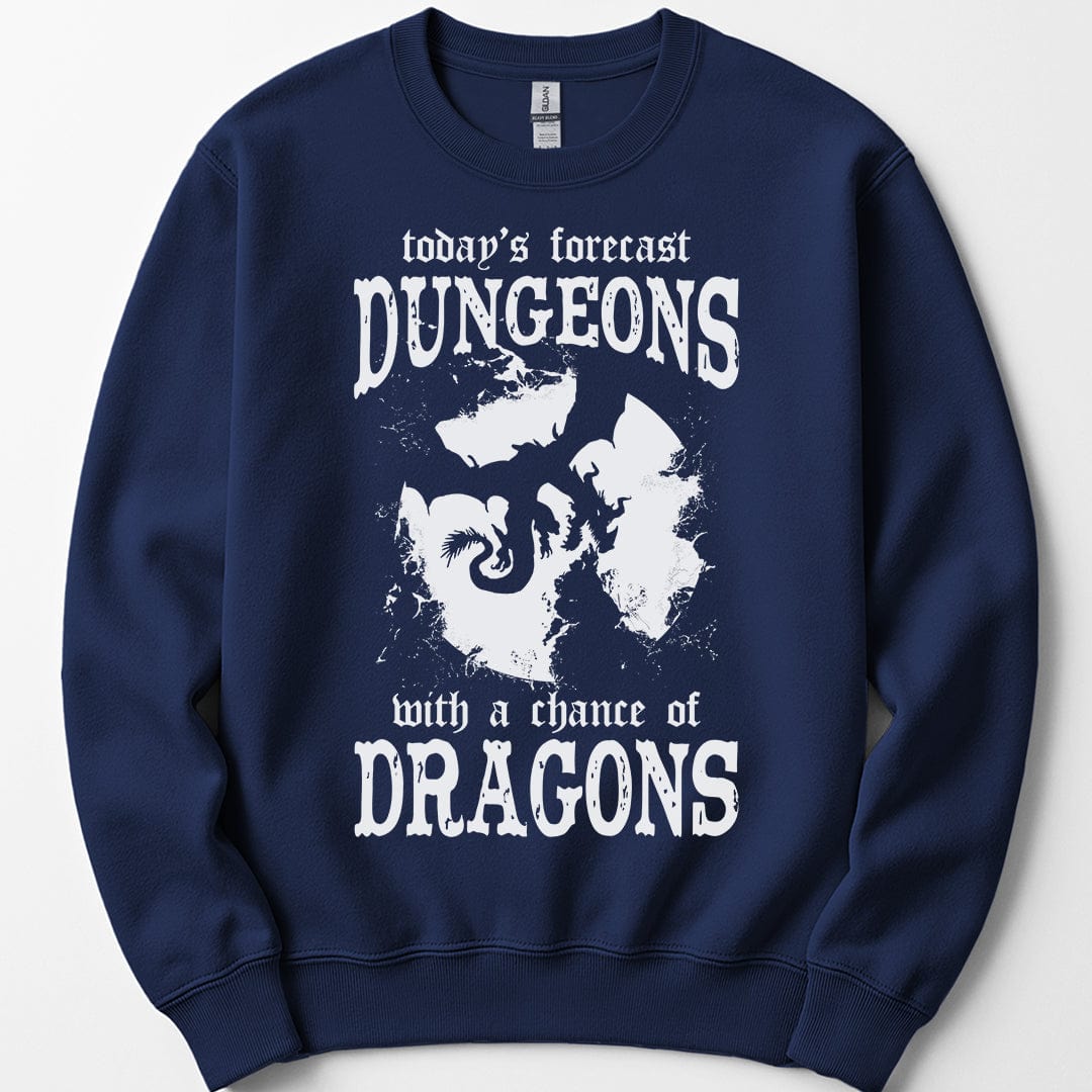 DND Sweatshirt - Funny Weather Forecast