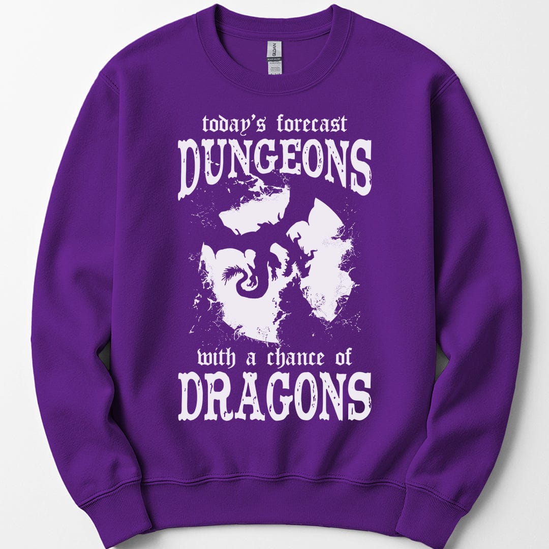 DND Sweatshirt - Funny Weather Forecast