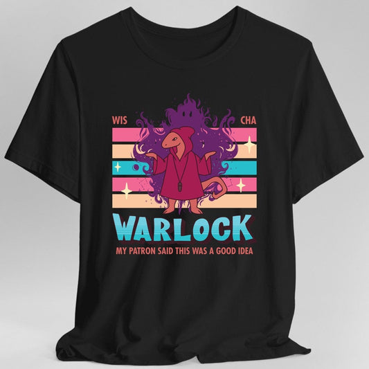 Camiseta de Warlock de DnD - Camiseta de Clase Kawaii de D&D