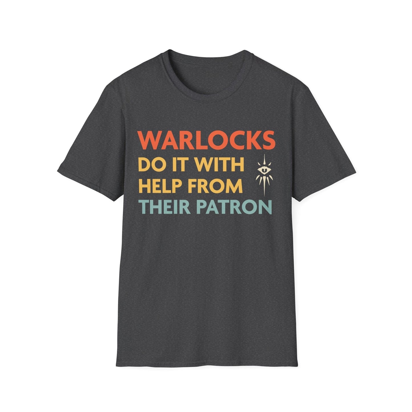 Las camisetas de los Warlocks de DnD lo hacen con la ayuda de su patrón