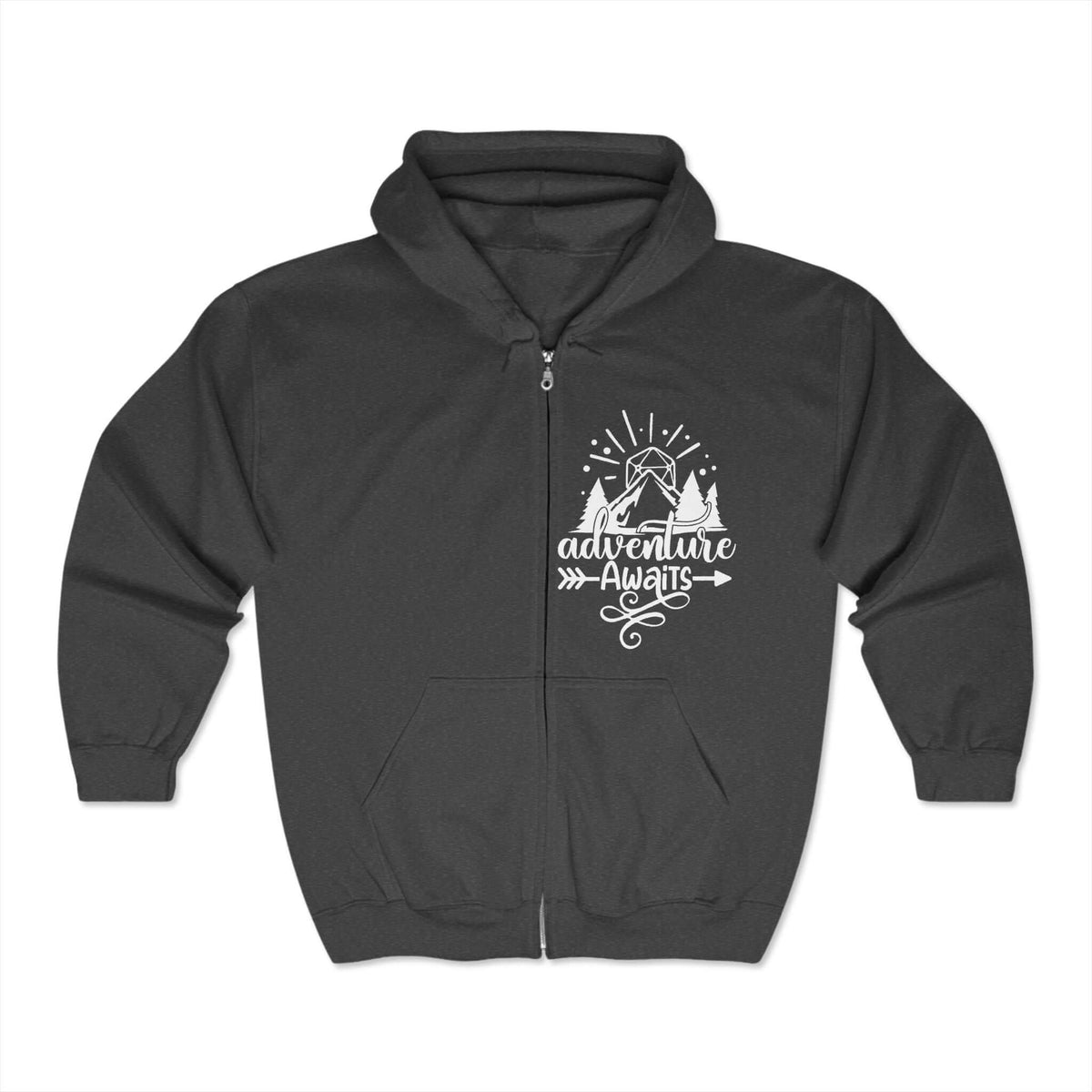 D&D Zip Hoodie - Adventure Awaits