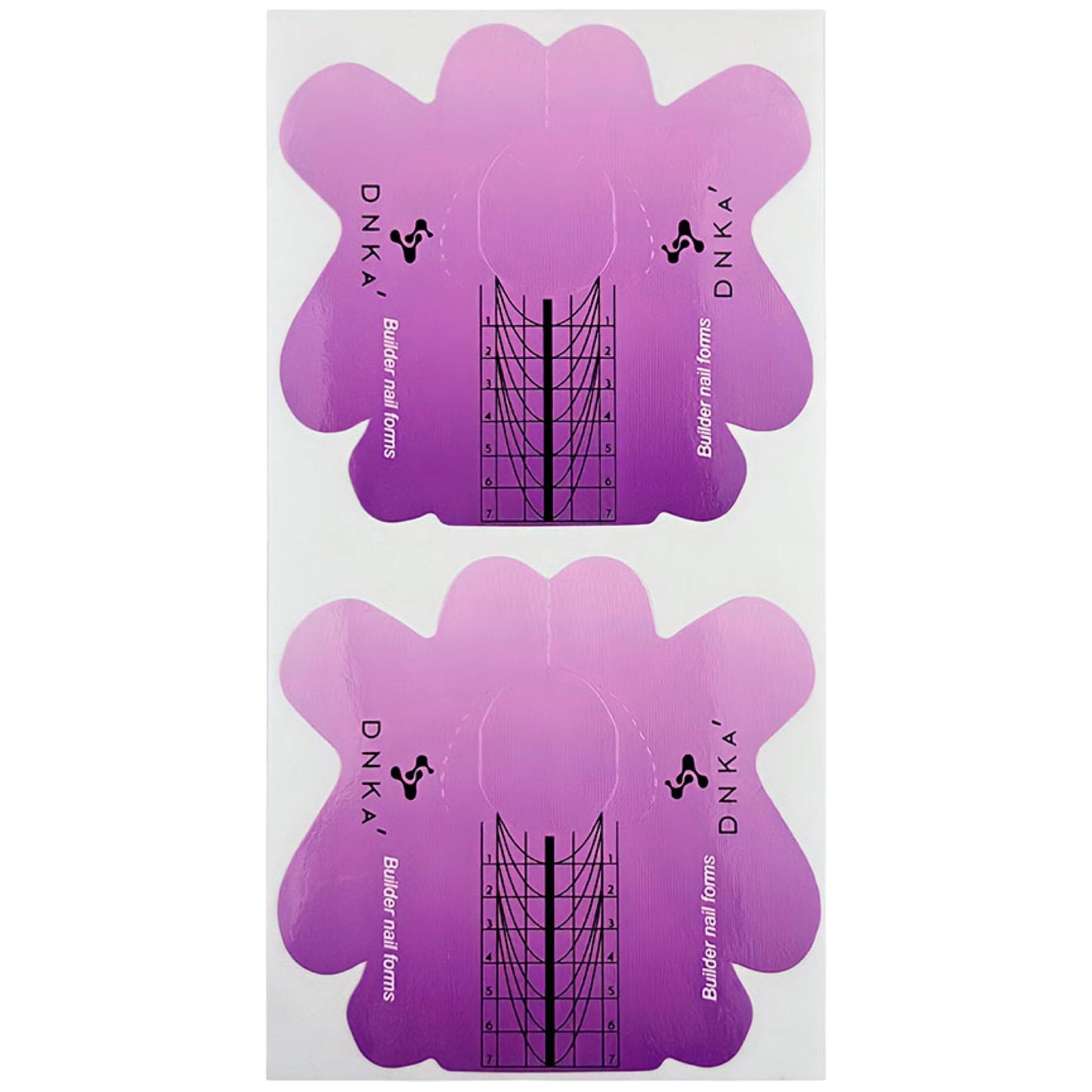DNKa - Paper Builder Nail Forms Short, 100pcs / 500pcs
