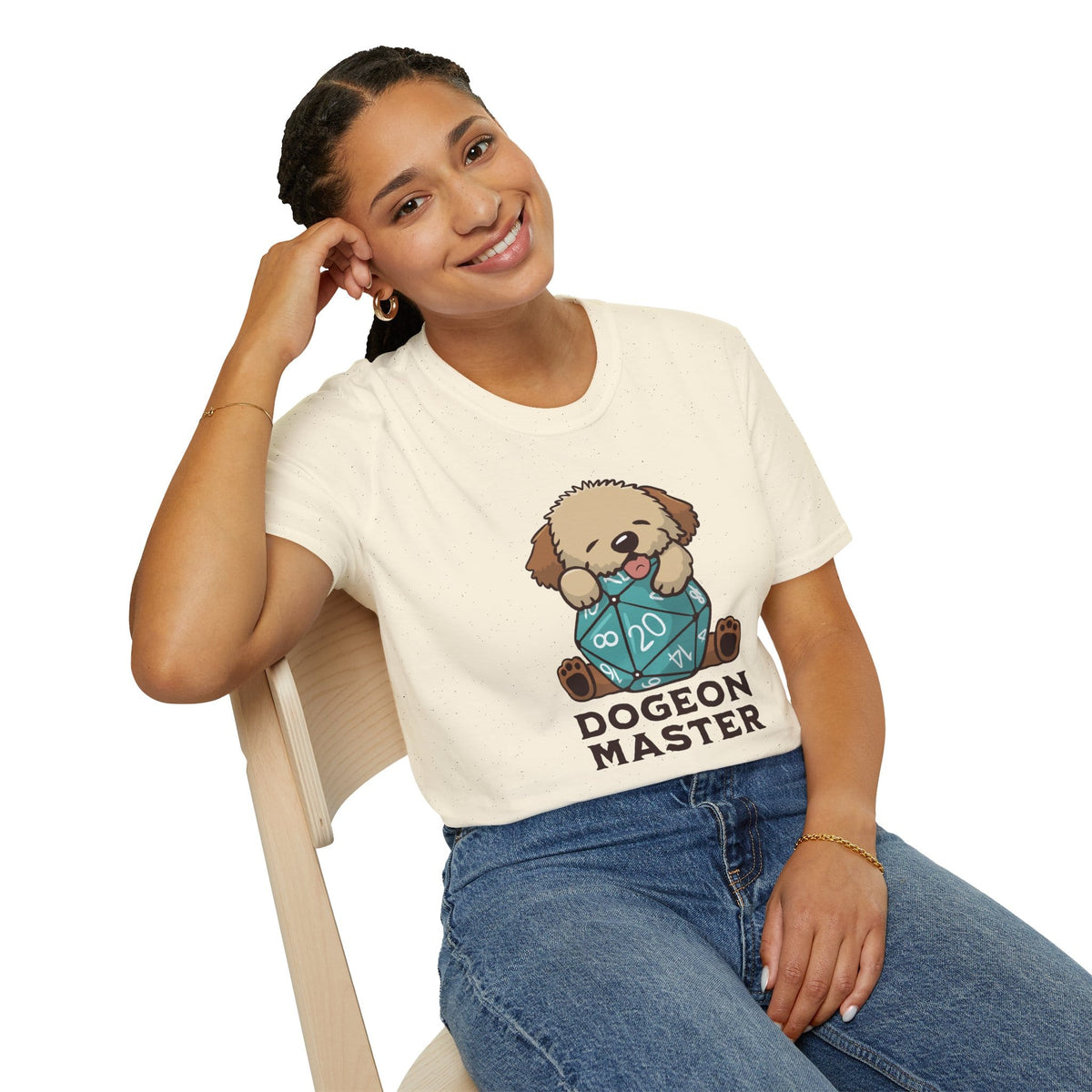 Dogeon Master Dog D&D T-Shirt