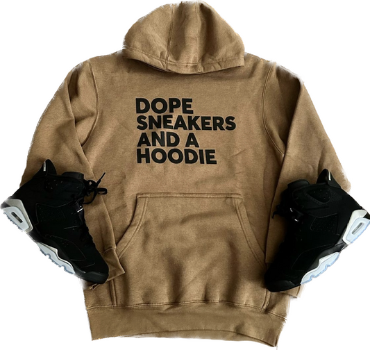 Zapatillas geniales y una sudadera con capucha