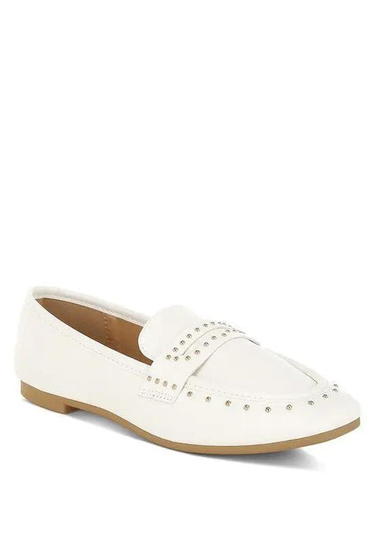 Zapatos Rag Company Dorlina Mocasines Tachonados de Piel Sintética - Calzado Cómodo y con Estilo