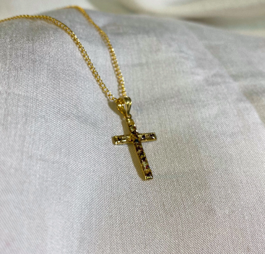 Gold Cross Necklace