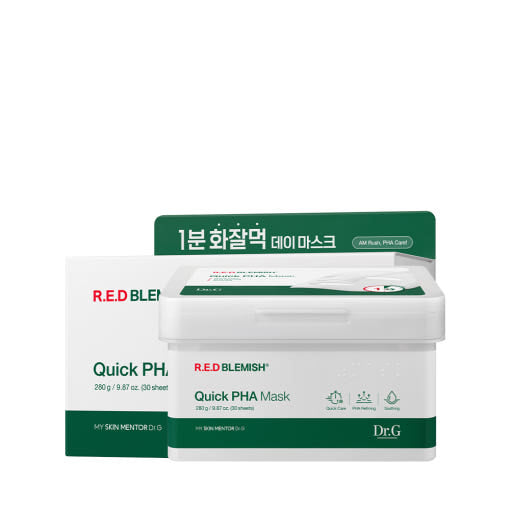Dr.G RED BLEMISH Quick PHA Mask Sheet 280g/30ea