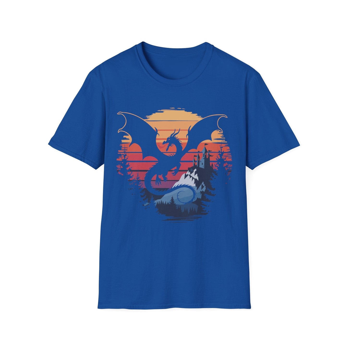 Camiseta de Dragón - Paisaje de Fantasía