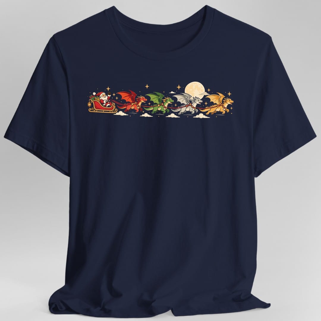 Dragons Pulling Sleigh T-Shirt