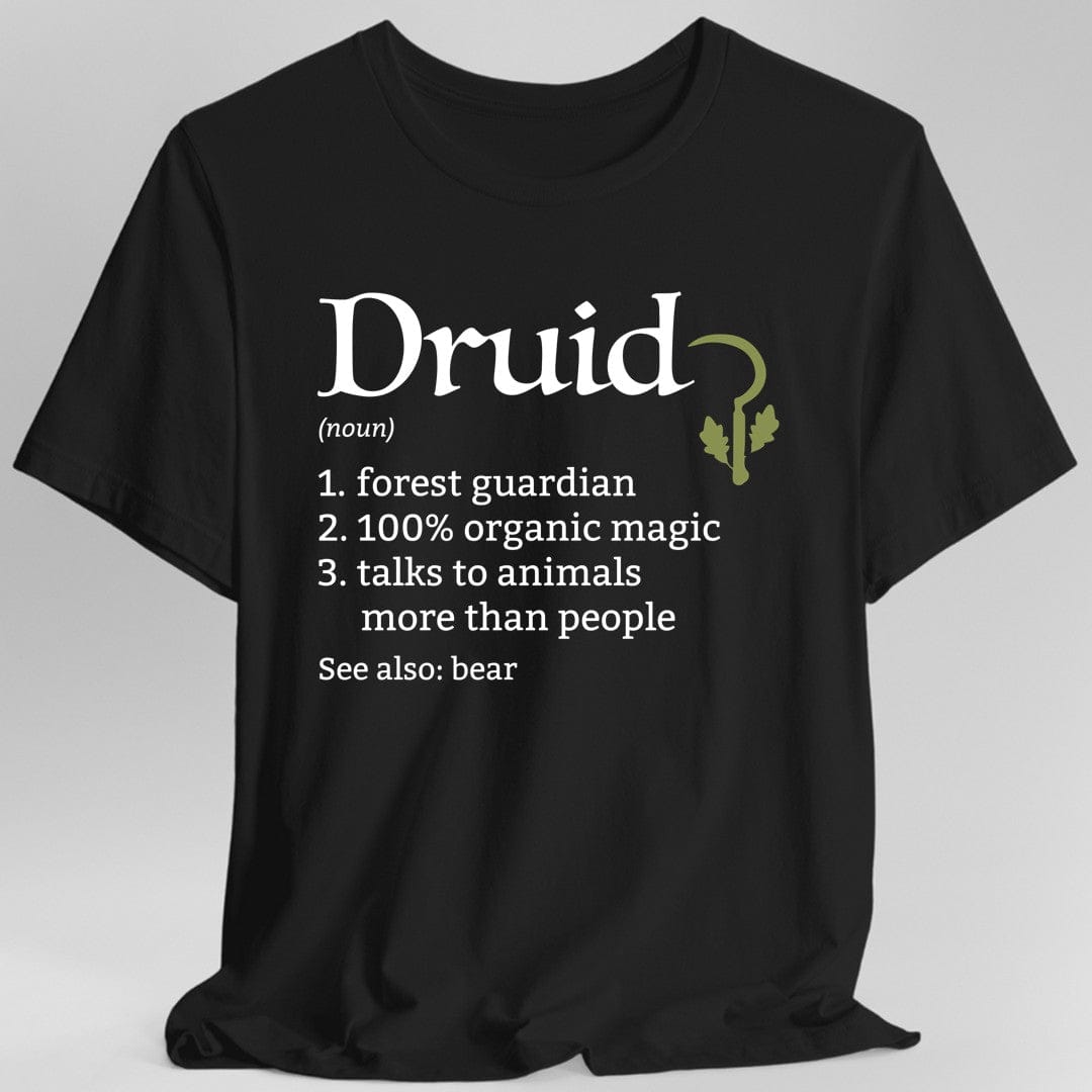 Camiseta D&D de la definición de la clase de druida