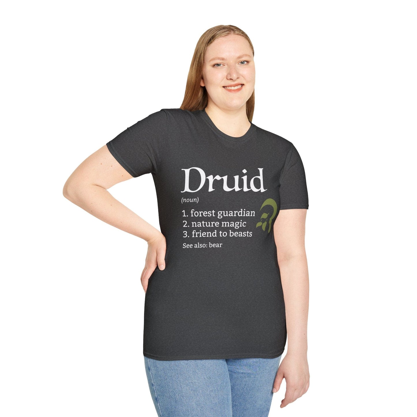 Camiseta D&D de la definición de la clase de druida