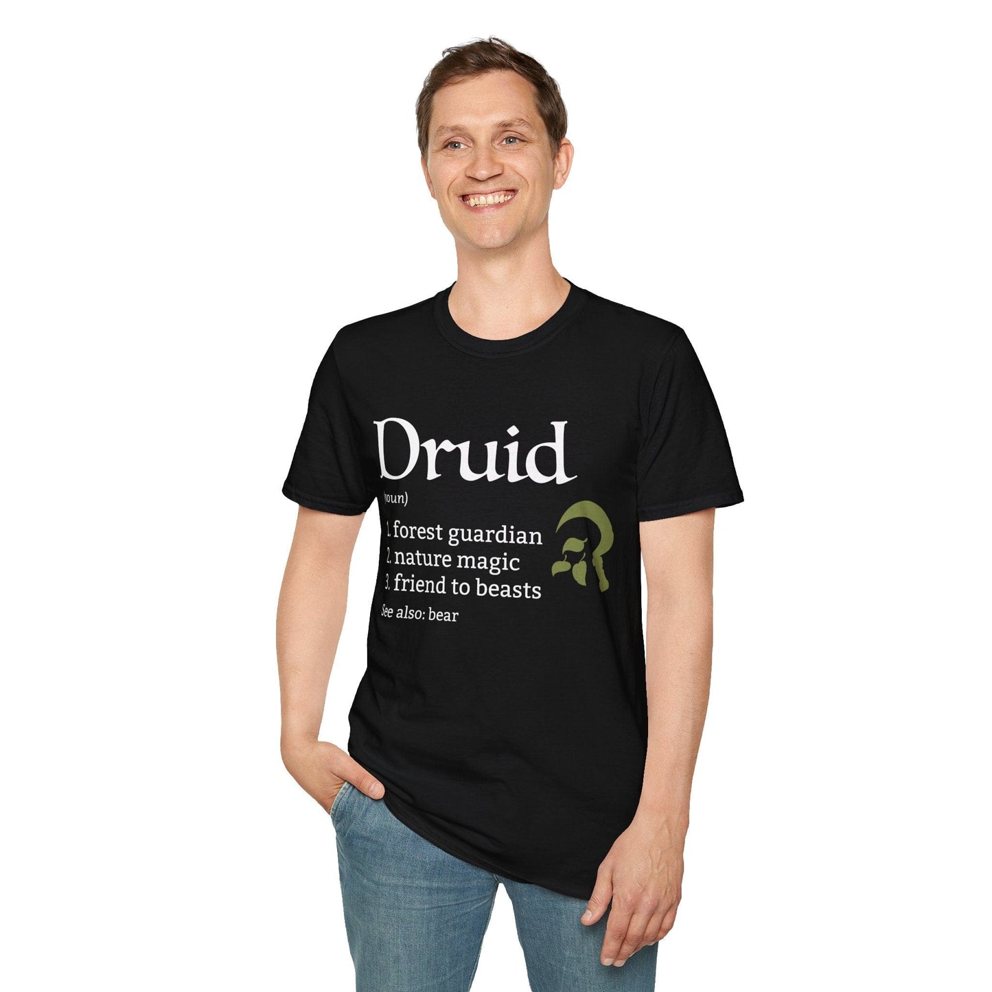 Camiseta D&D de la definición de la clase de druida