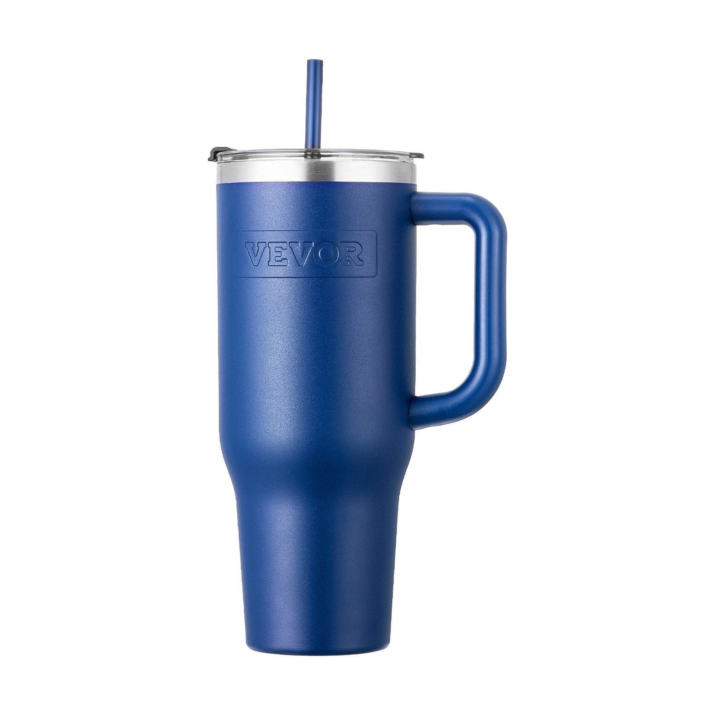 40 oz Insulated Water Bottle Stainless Steel Coffee Cup Handheld Blue