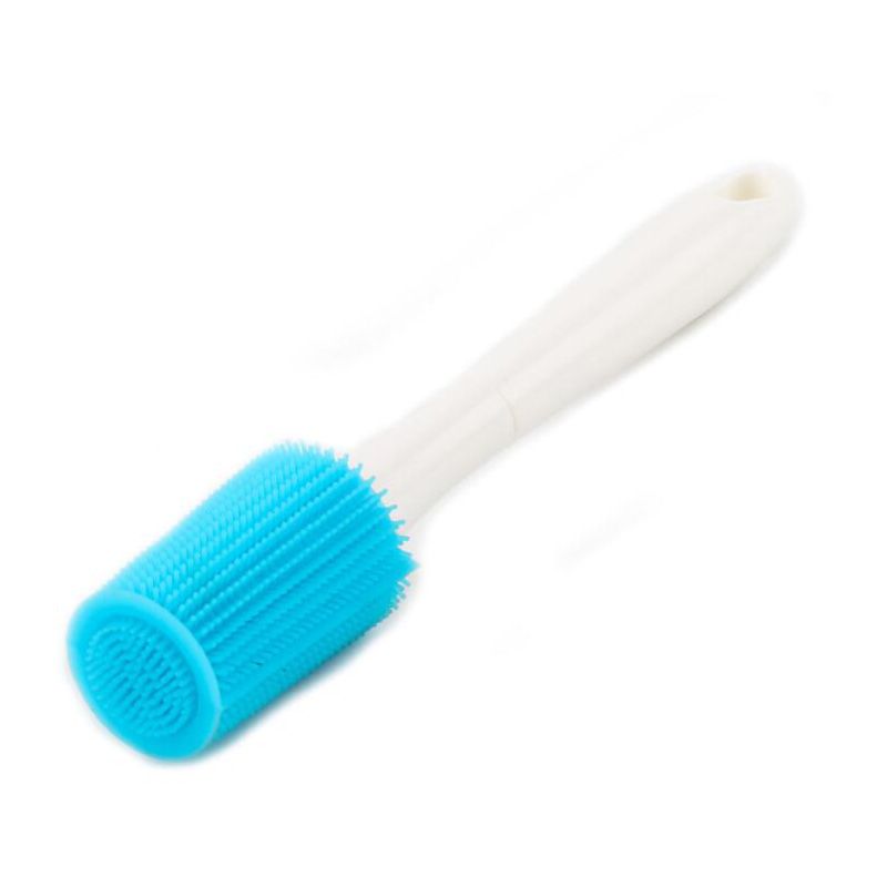 Silicone Cleaning Bottle Brush Silica Gel Cleaning Brush Bottle Cup Cleaning Brush for Glass Cup T hermos Coffee Mug Long Handle Dishwashing Tool