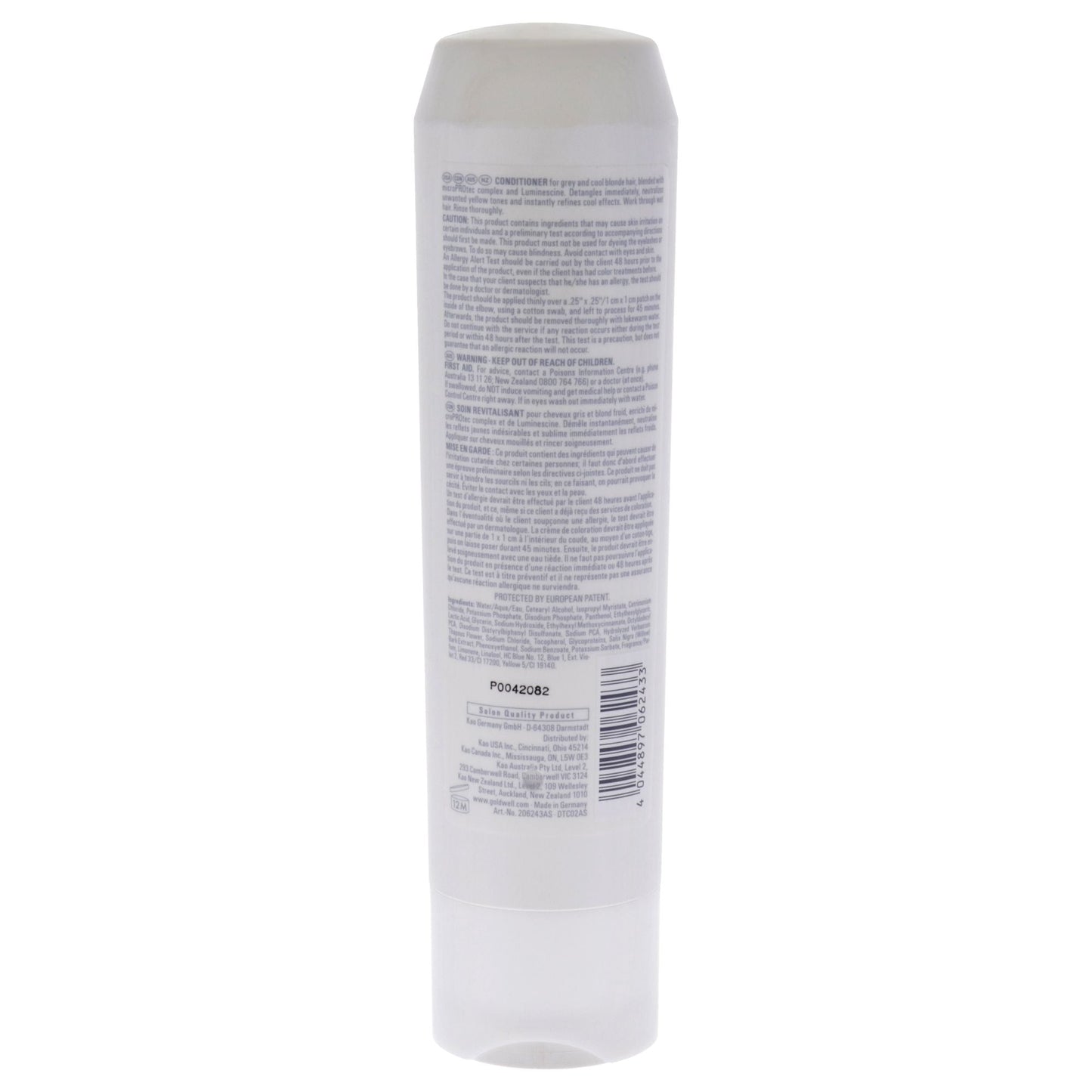 Dualsenses Silver by Goldwell for Unisex - 10.1 oz Conditioner