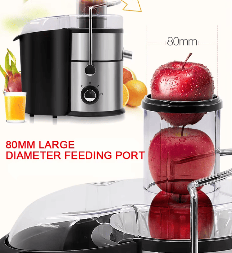 87043565 1100W household centrifugal juicer multi-function electric juicer 2.5L slag cup does not contain BPA fruit and vegetable juice, modern vertical mixing kitchen juicer, secondary mechanical