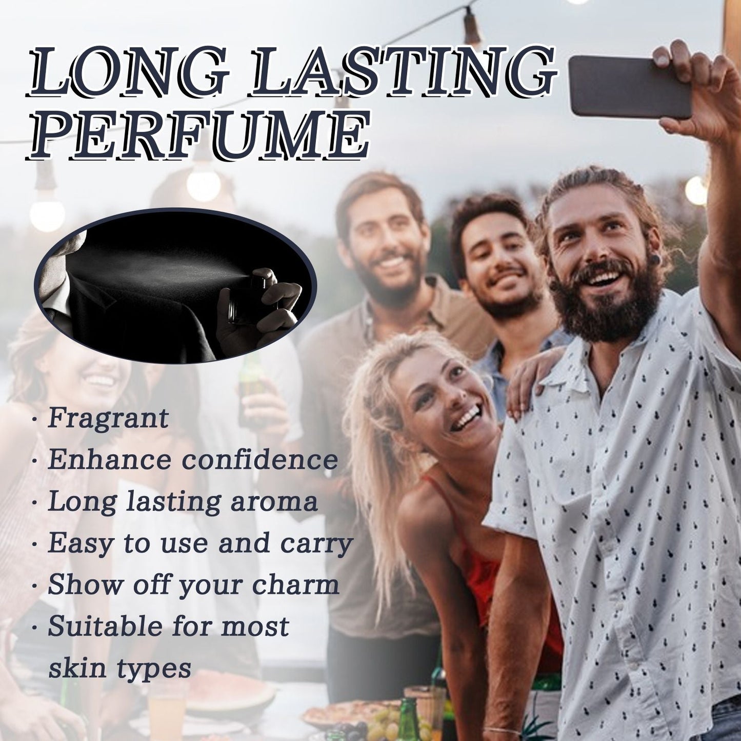 Roxelis Men's Charm Perfume Fragrance Fragrance Natural fresh charm release lasting fragrance couples dating atmosphere perfume