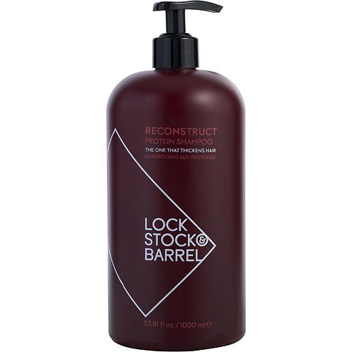 LOCK STOCK & BARREL by Lock Stock & Barrel RECONSTRUCT PROTEIN SHAMPOO THE ONE THAT THICKENING HAIR 33.81 OZ