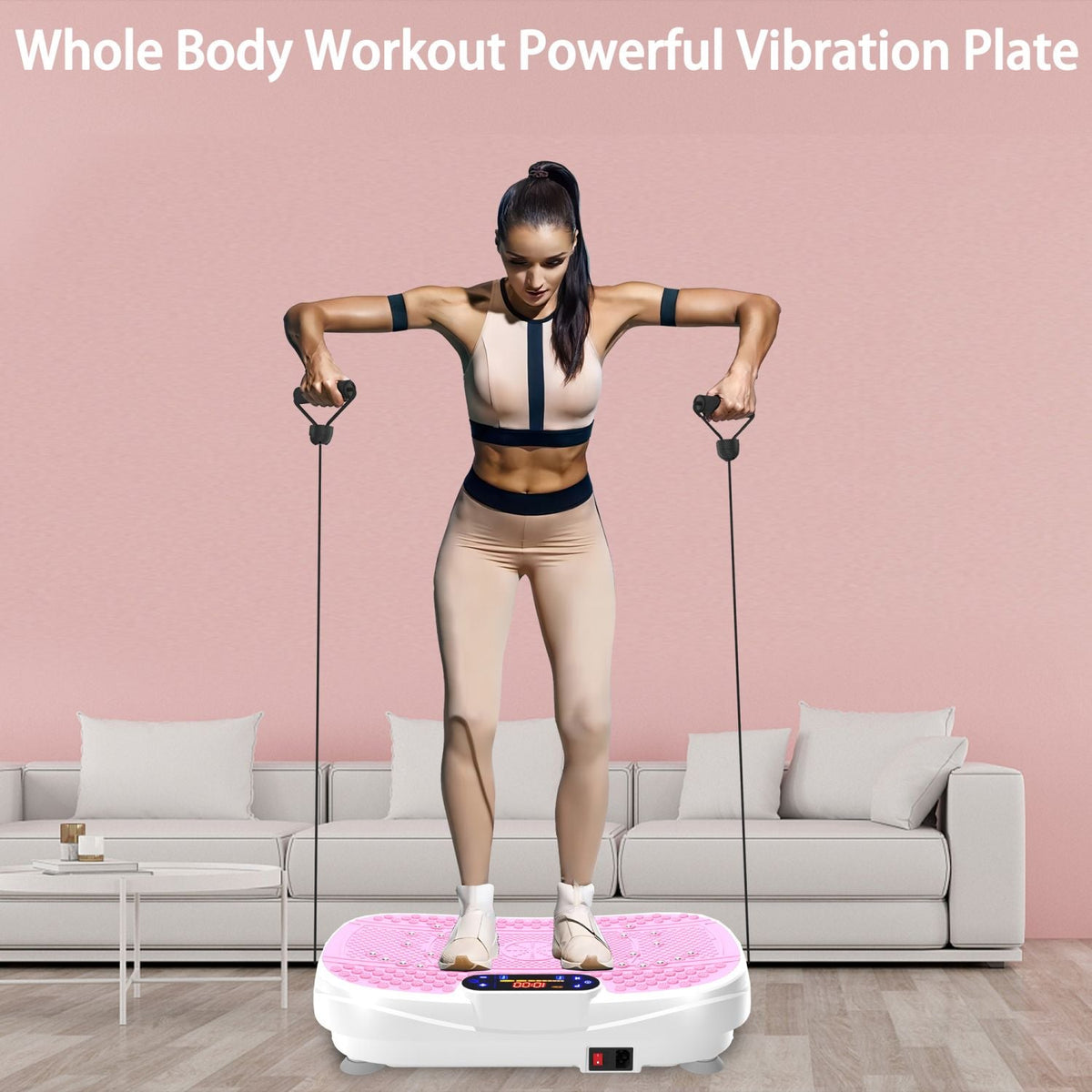 Vibration Plate Fitness Platform Exercise Machine