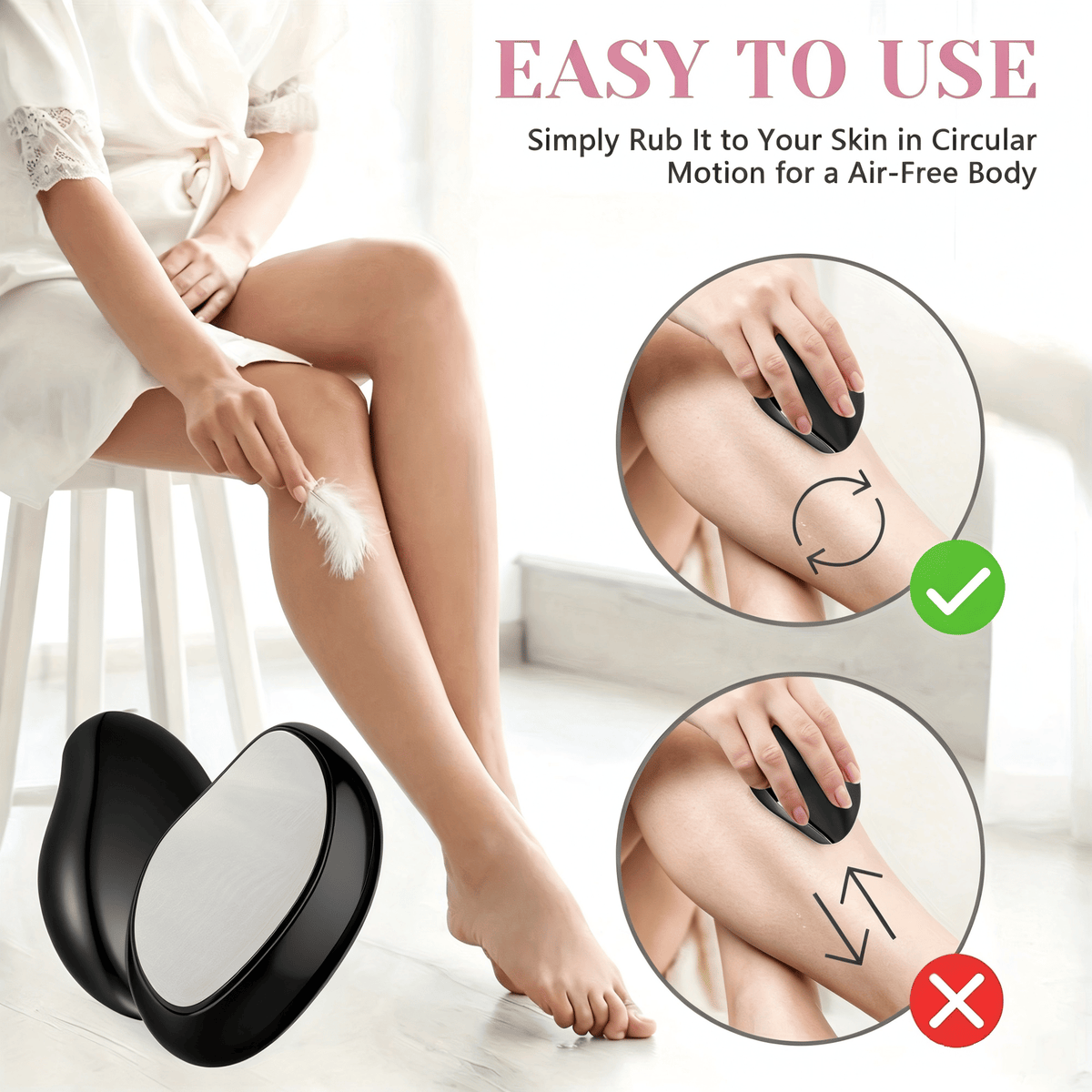 Crystal Hair Eraser Physical Hair Removal Tool Epilator Reusable Body Depilation Tool Glass Hair Remover Portable Mild Epilator