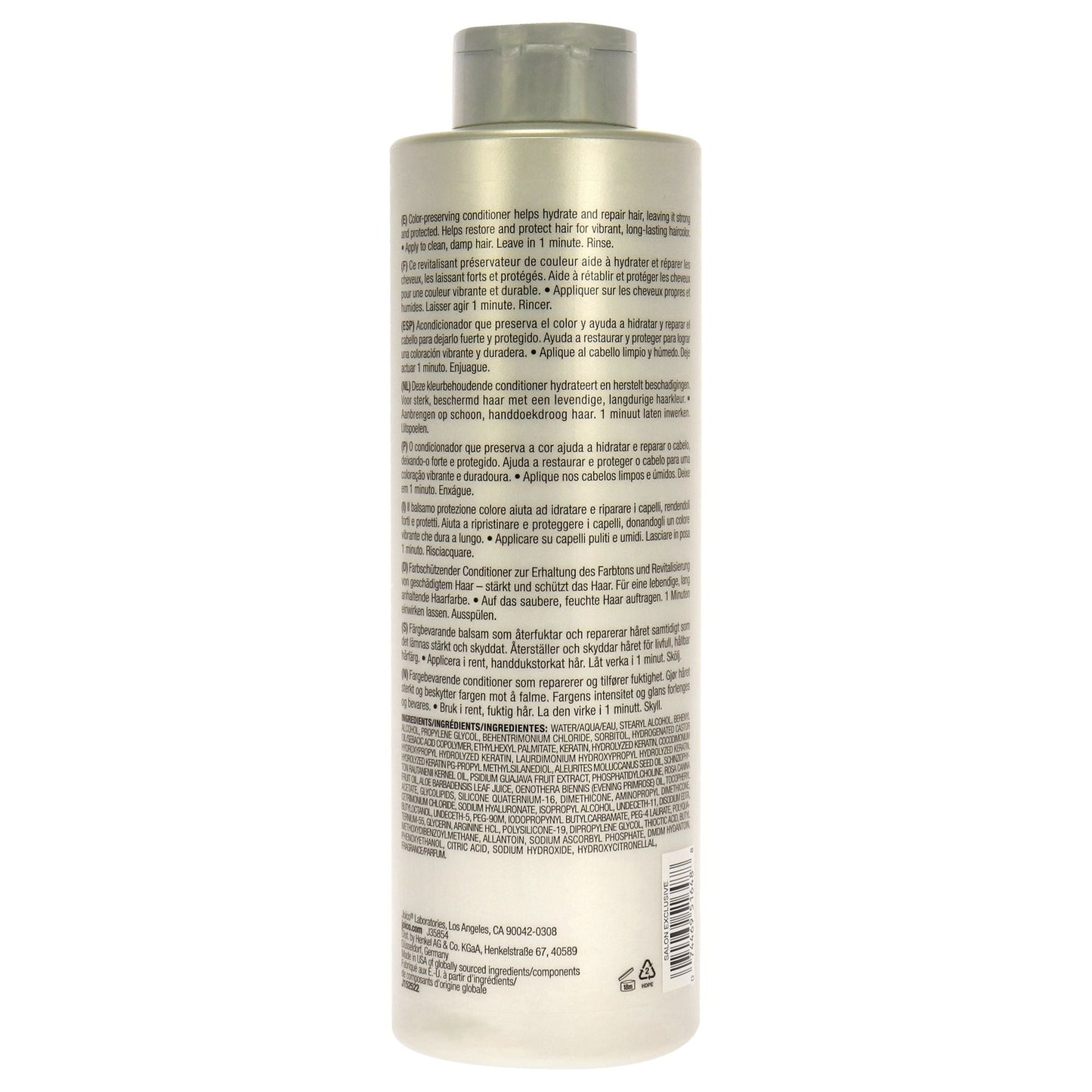 K-Pak Color Therapy Conditioner by Joico for Unisex - 33.8 oz Conditioner