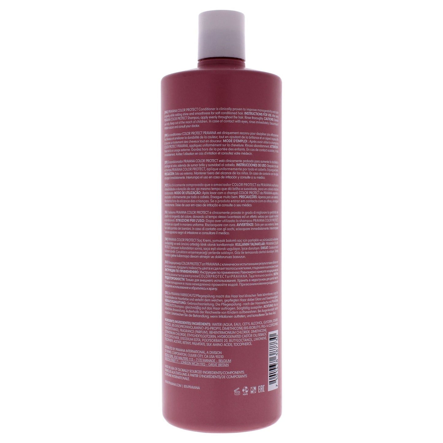 Color Protect Conditioner by Pravana for Unisex - 33.8 oz Conditioner