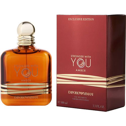 EMPORIO ARMANI STRONGER WITH YOU AMBER by Giorgio Armani EAU DE PARFUM SPRAY 3.4 OZ