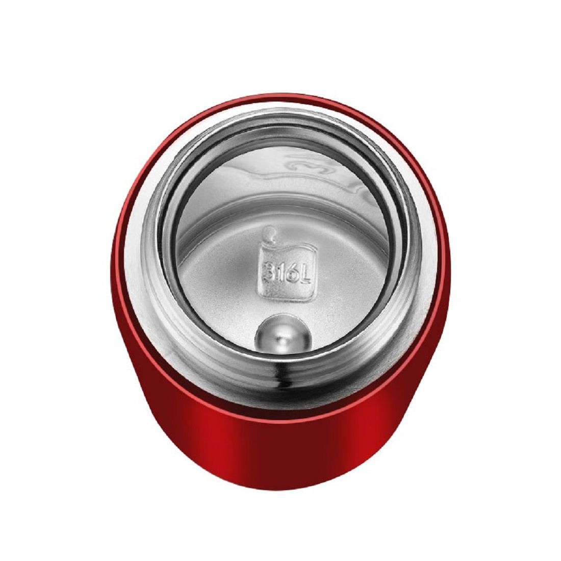 Lightweight Insulation Cup AIR Series 304 Stainless Steel Water Cup Men and Women Portable Business Straight Car Car Cup Reddish Red